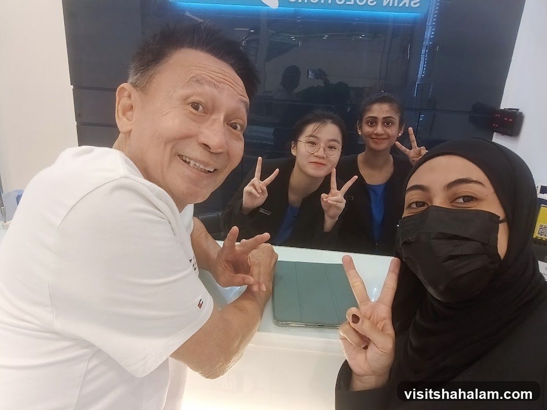 People posing for a selfie