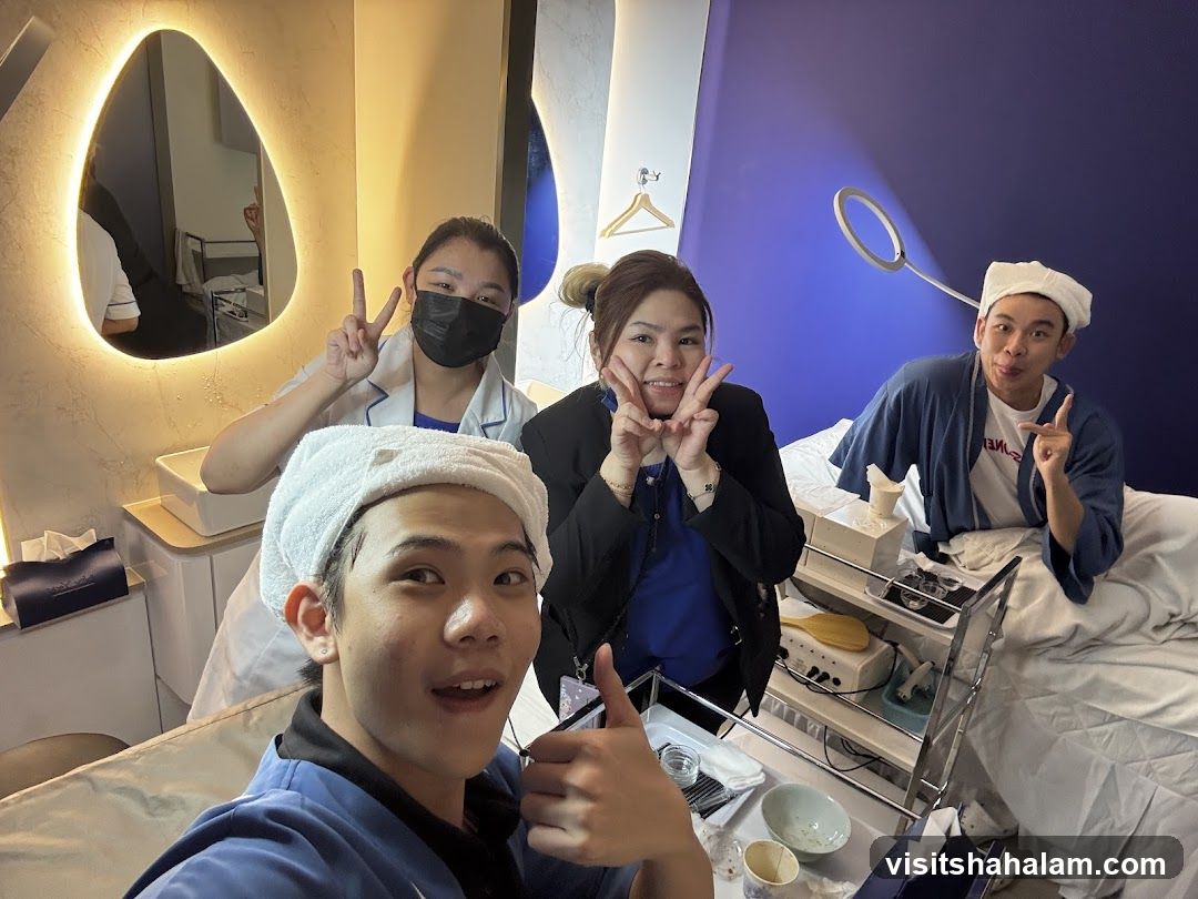 Spa Staff Posing for a Selfie