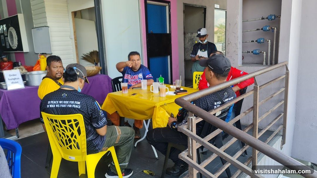People sitting at tables
