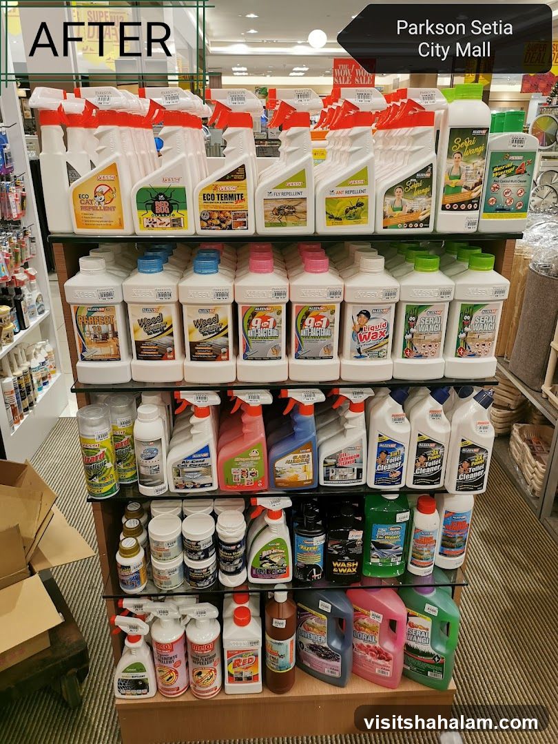 Cleaning Products Display