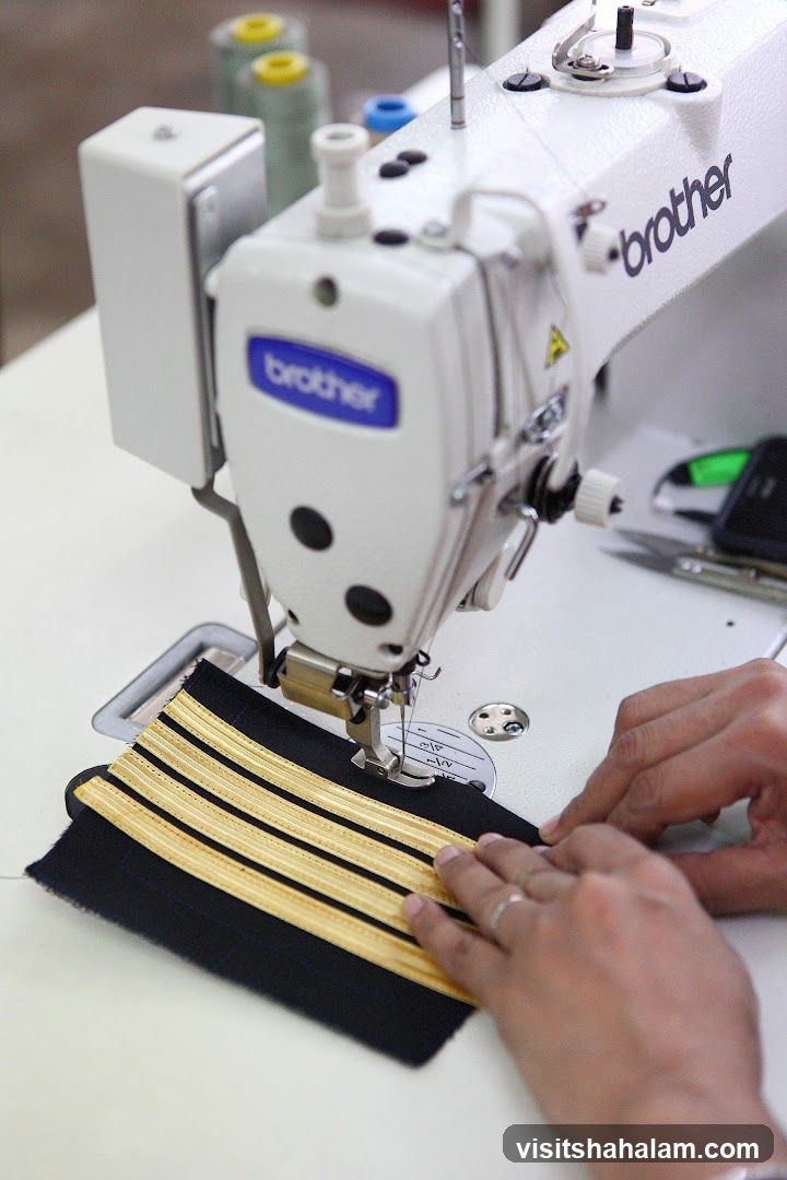 Sewing Machine in Operation