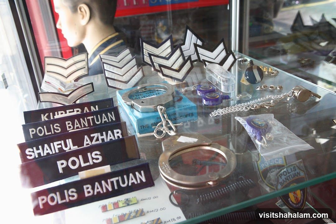 Police Memorabilia Display