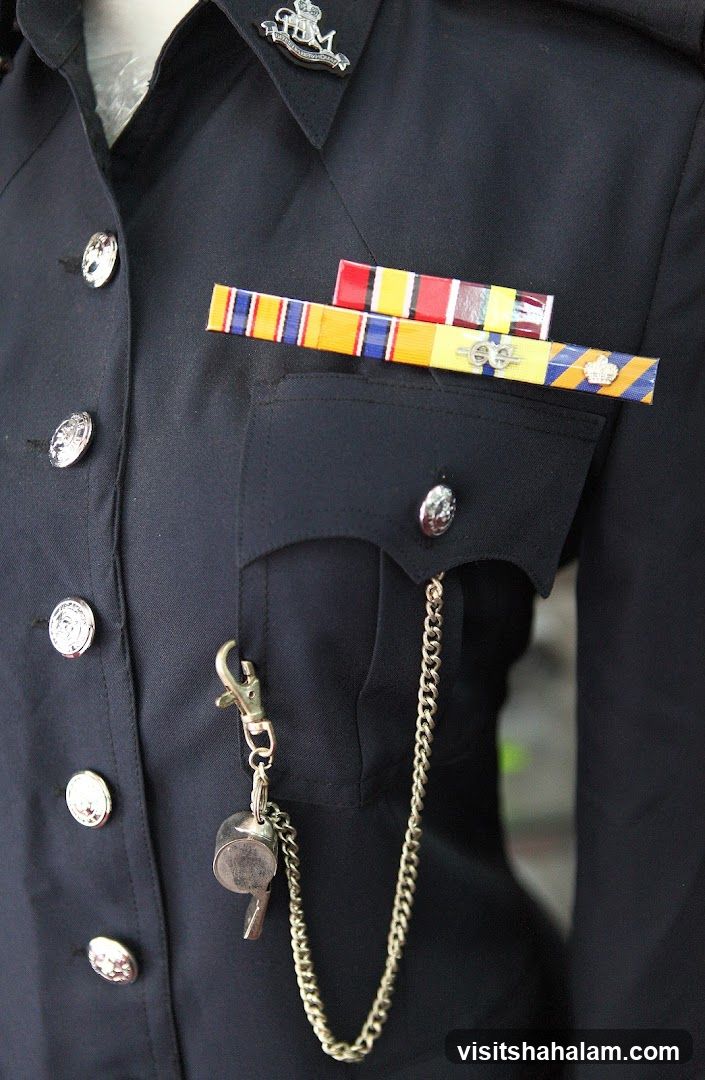 Uniform with Ribbons and Whistle