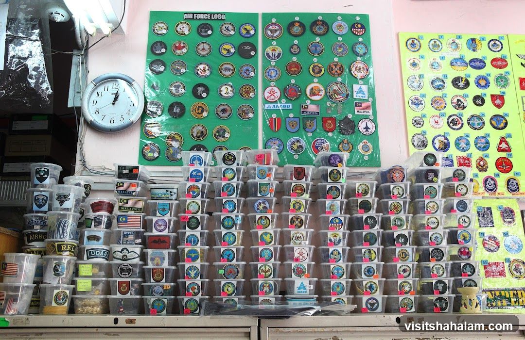 Military Patches and Insignia Display