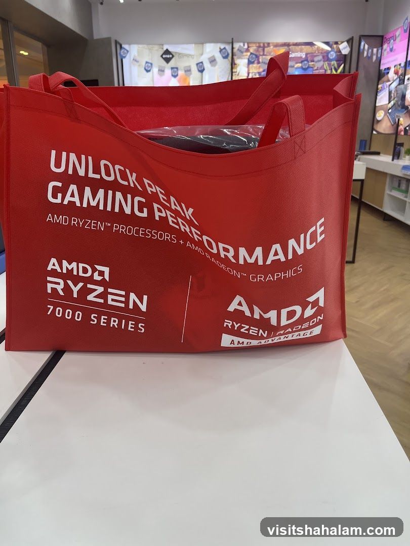 AMD Ryzen promotional bag