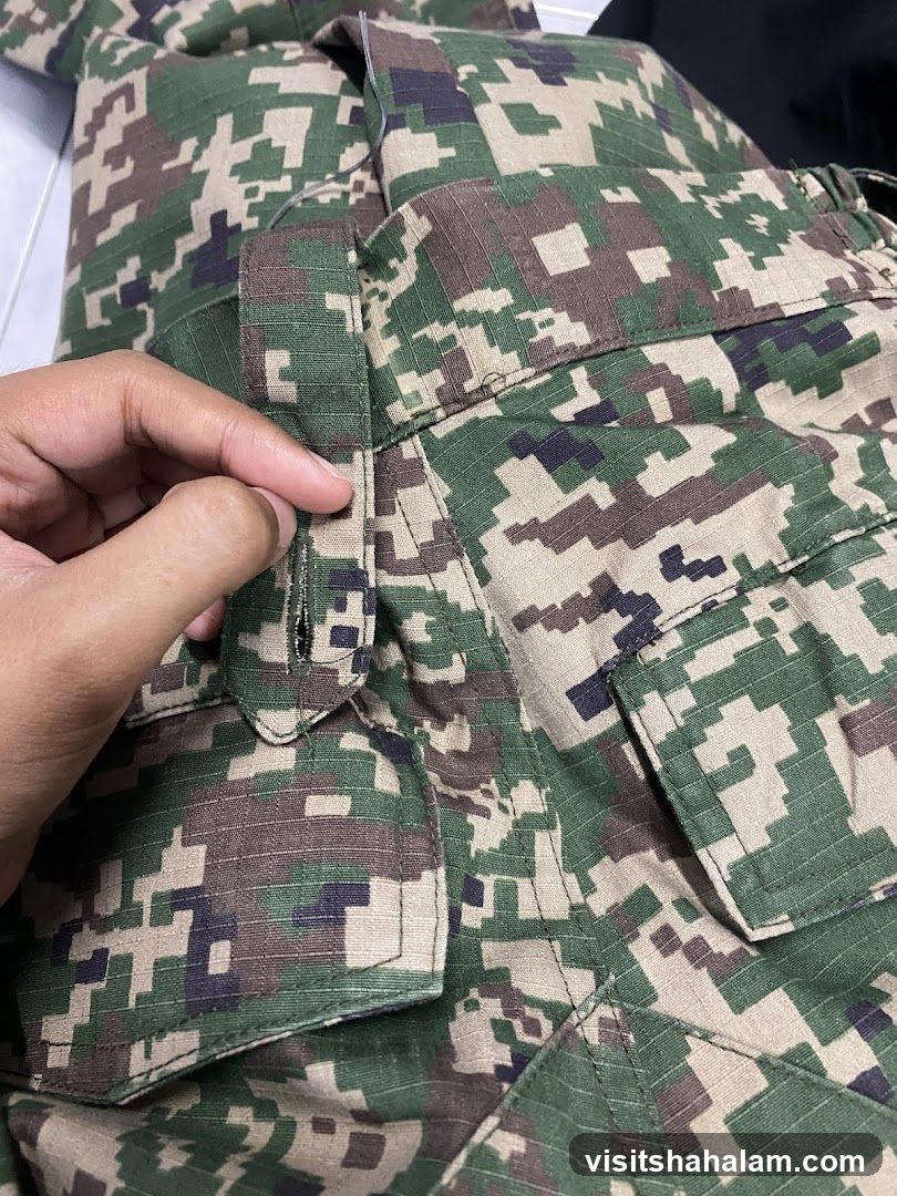 Camouflage Fabric Detail