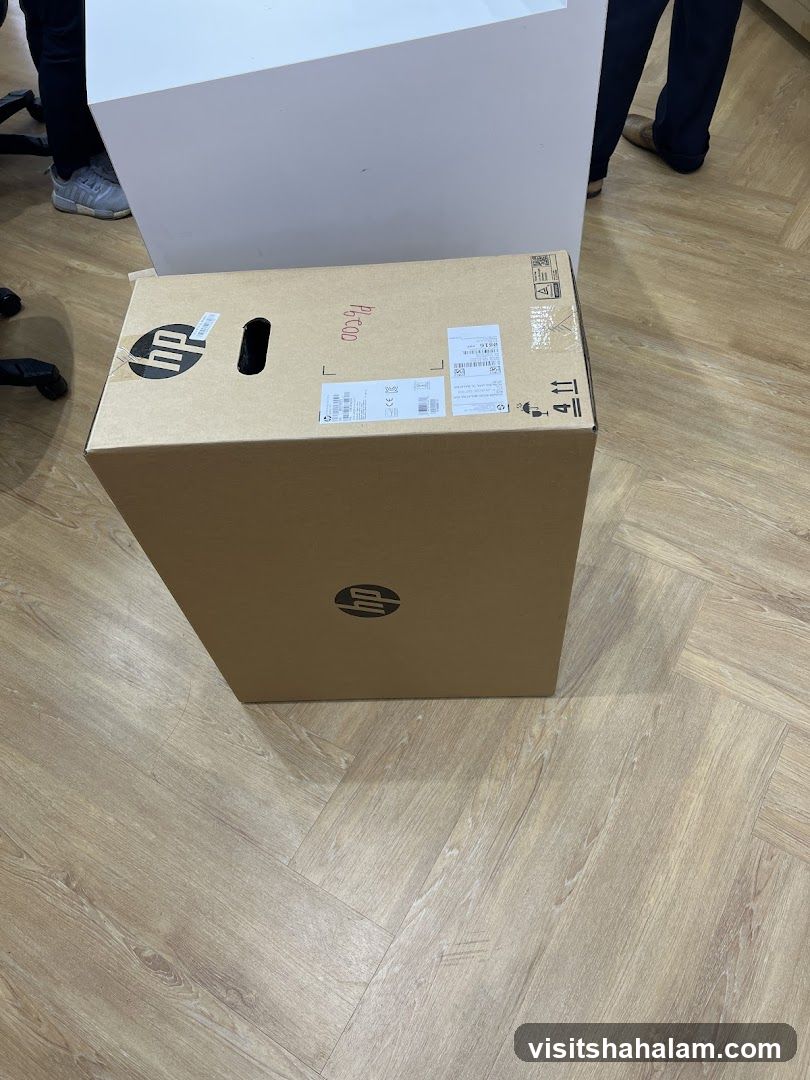 HP Box on Floor