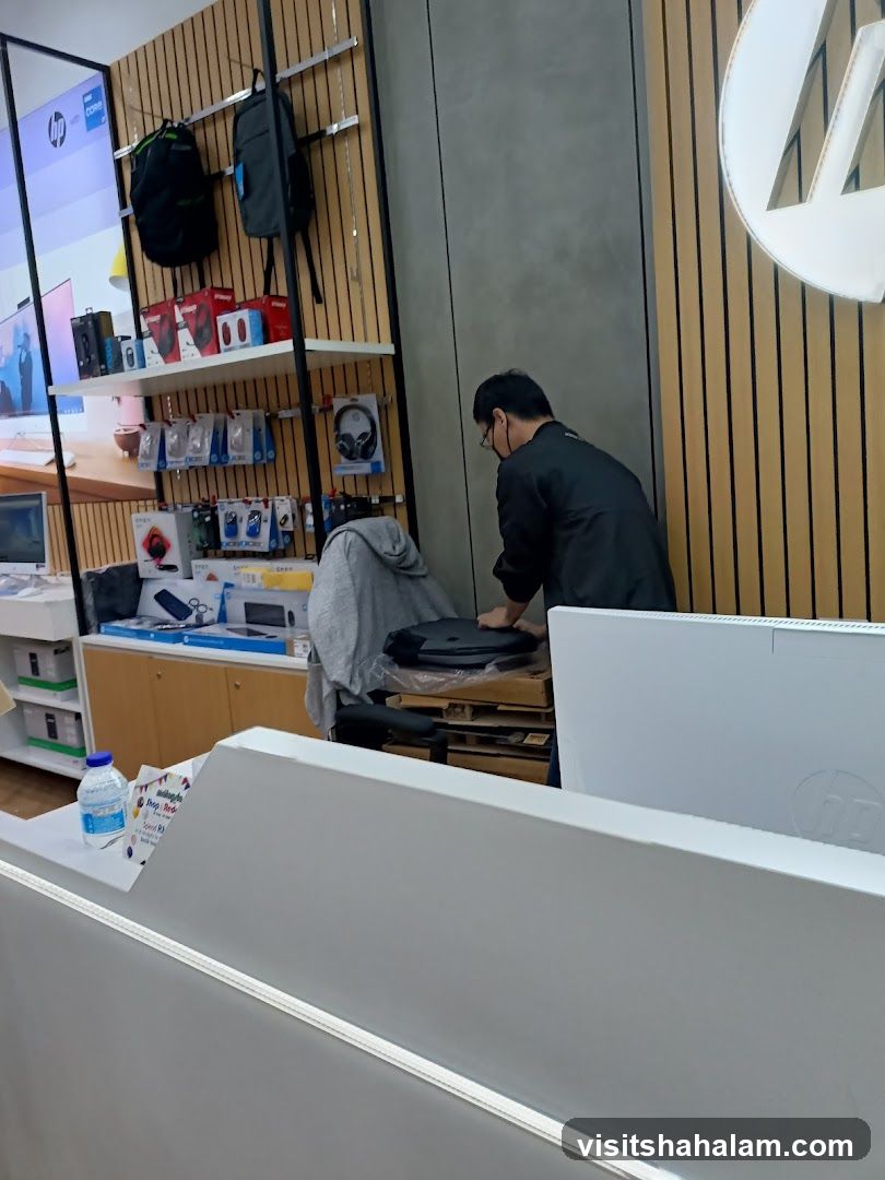 Electronics Store Interior