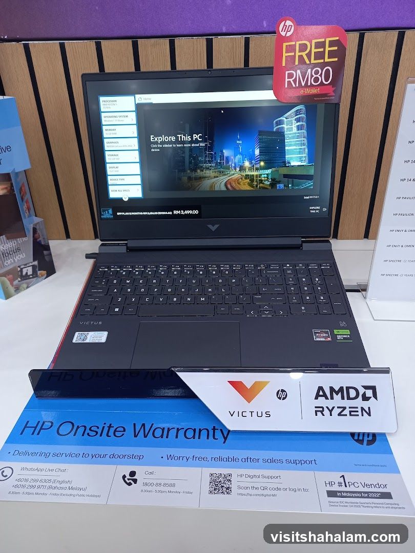 HP Victus Laptop Display
