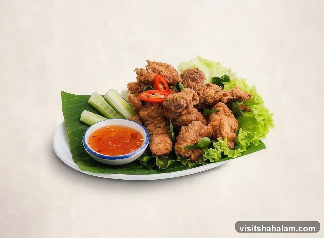 Fried Chicken Bites with Dipping Sauce