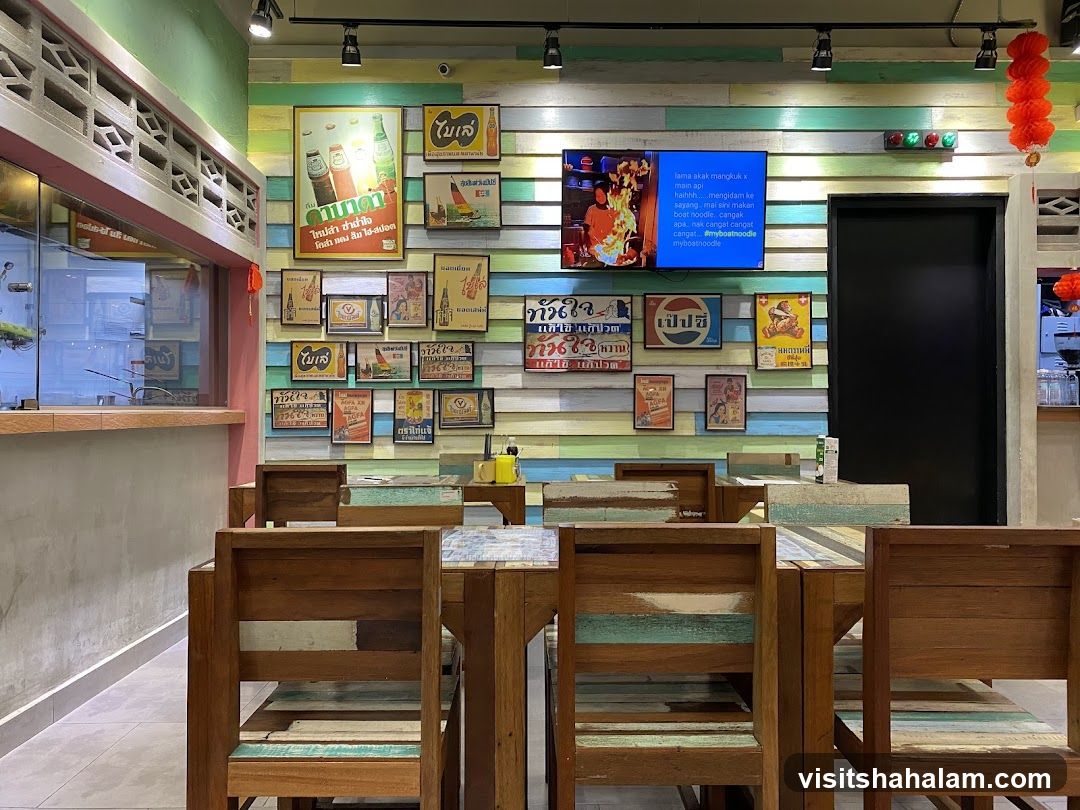 Restaurant Interior with Vintage Decor