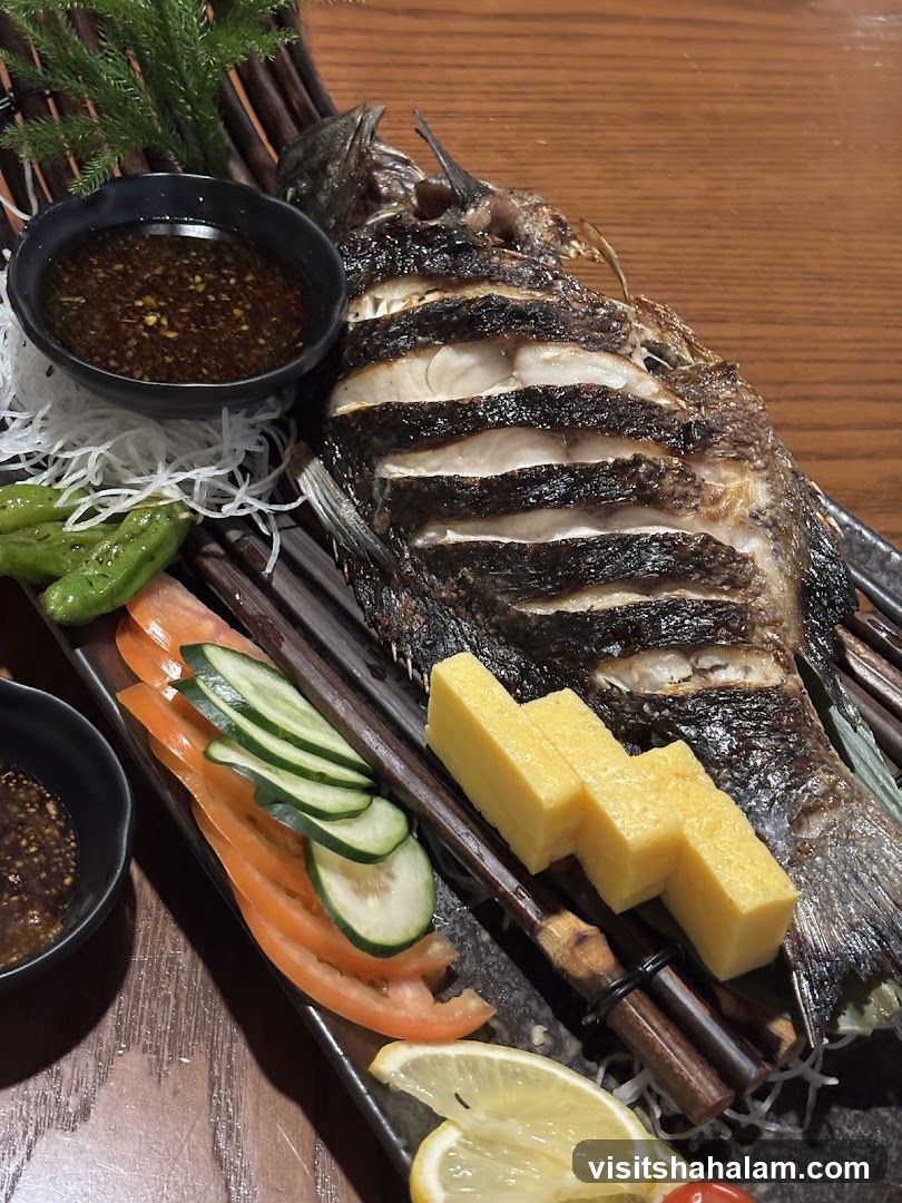 Whole Grilled Fish Platter