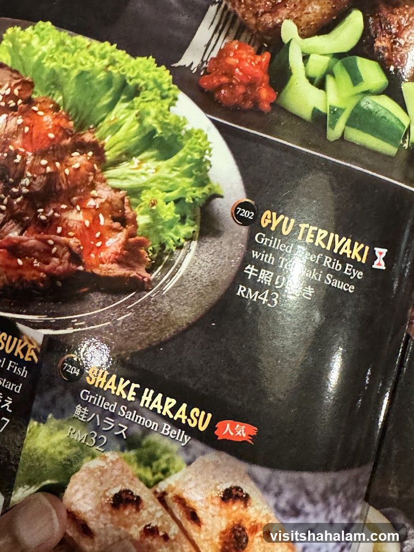 Menu Items