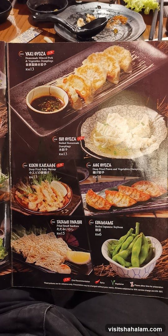 Japanese Dumplings and Appetizers