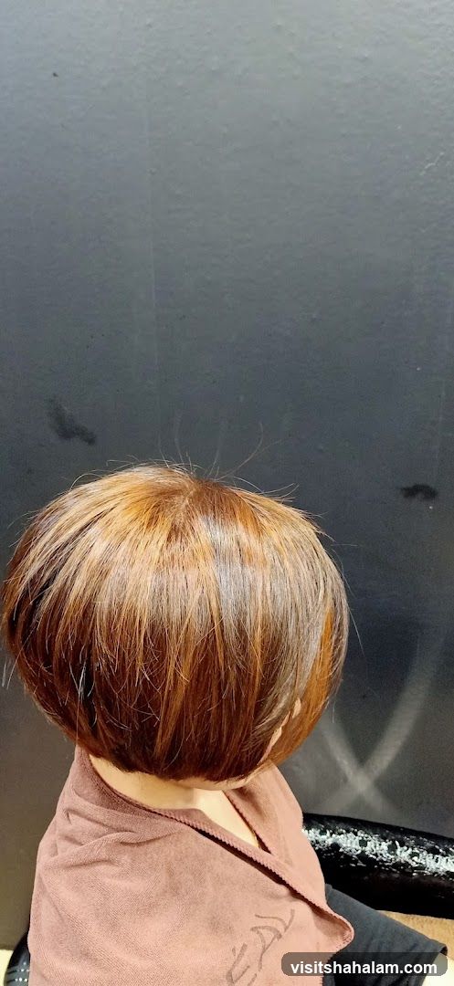 Woman's Hair After Styling