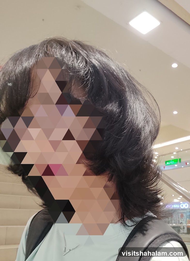 Person with dark hair