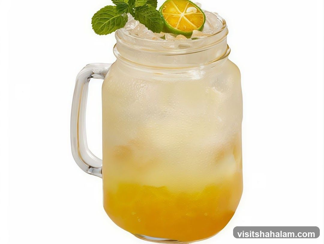 Orange and Mint Drink