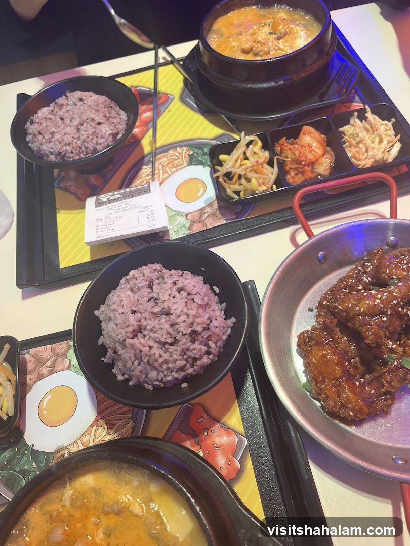 Korean Food Spread