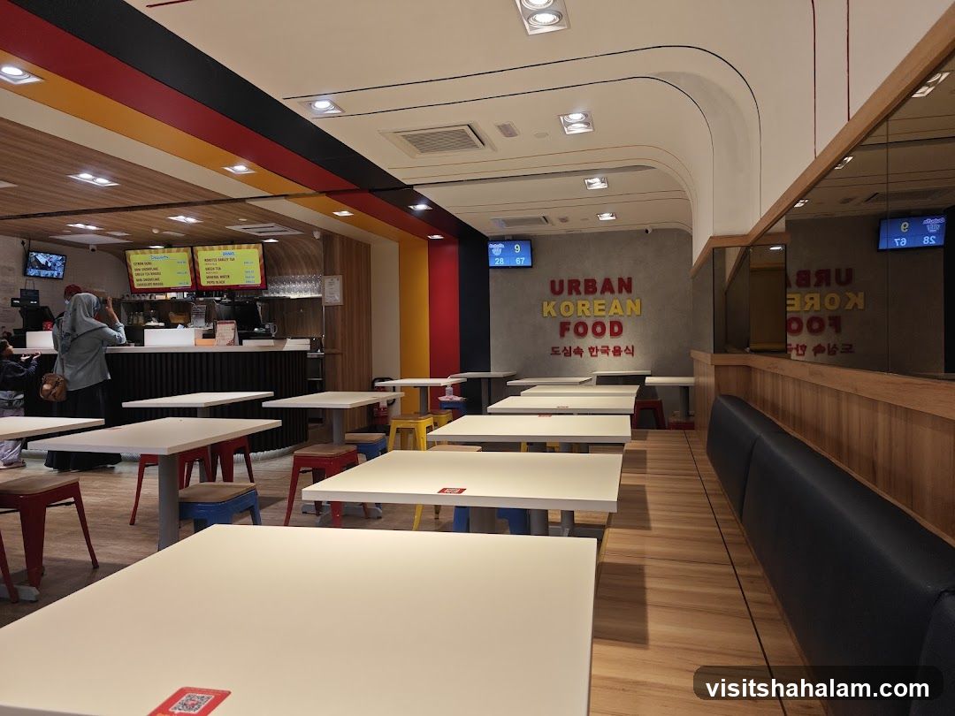 Urban Korean Food Restaurant Interior
