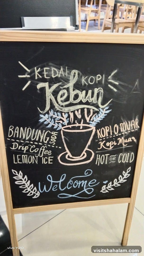 Kedai Kopi Kebun Menu