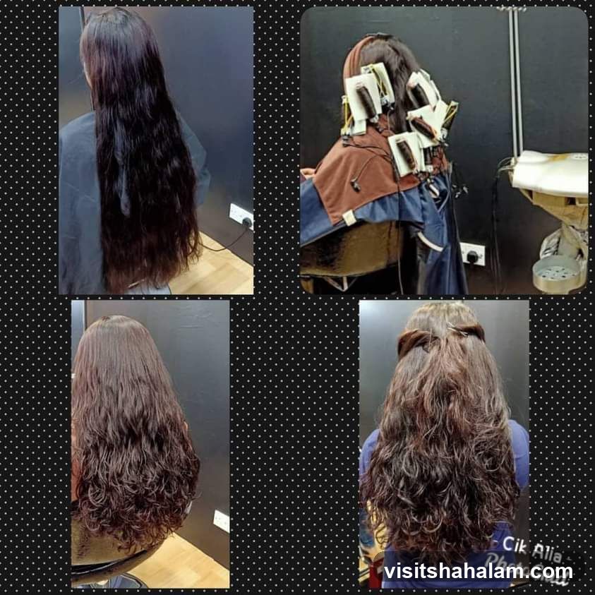 Hair Perm Before and After