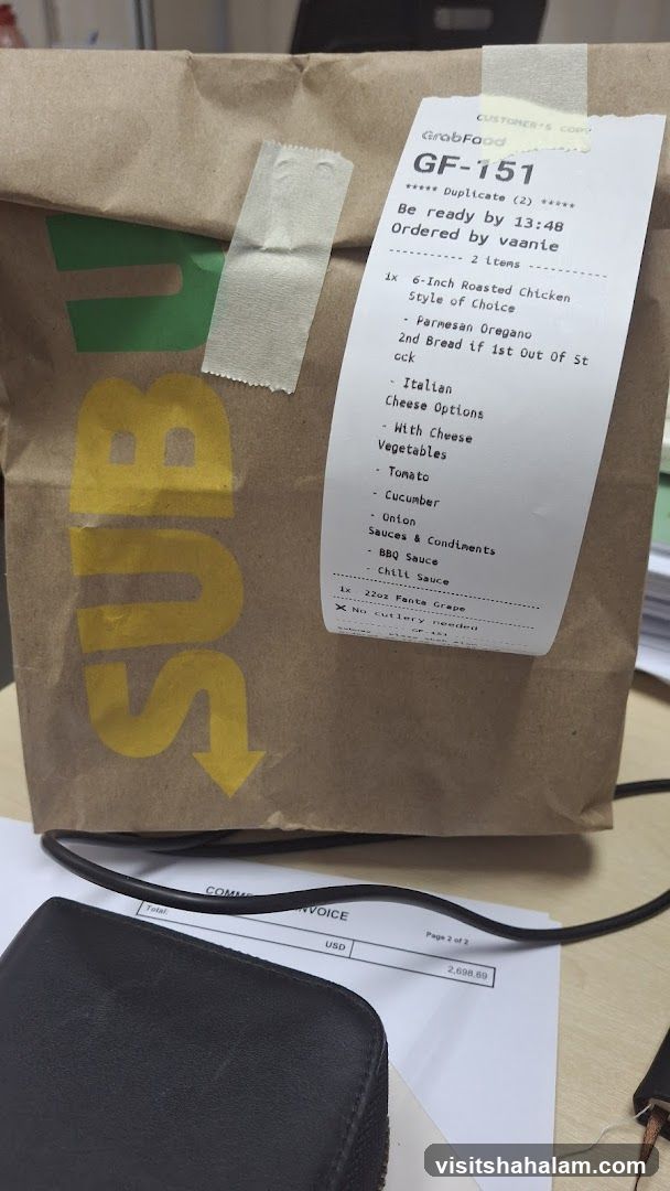 Subway Order Bag