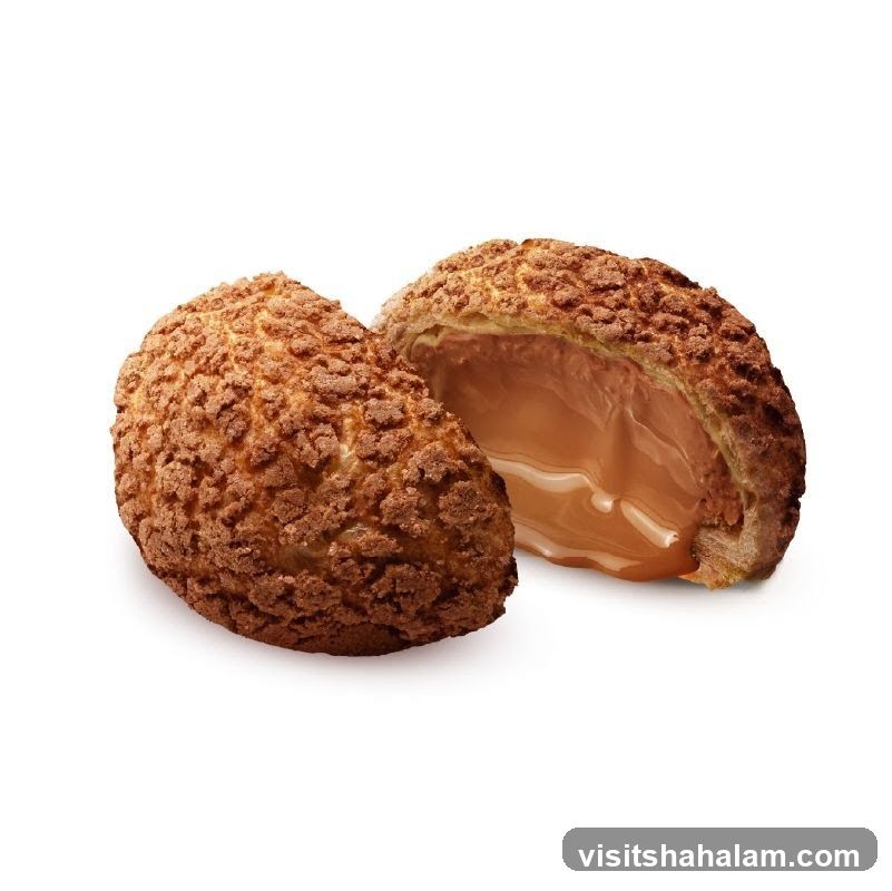 Caramel Cream Puff