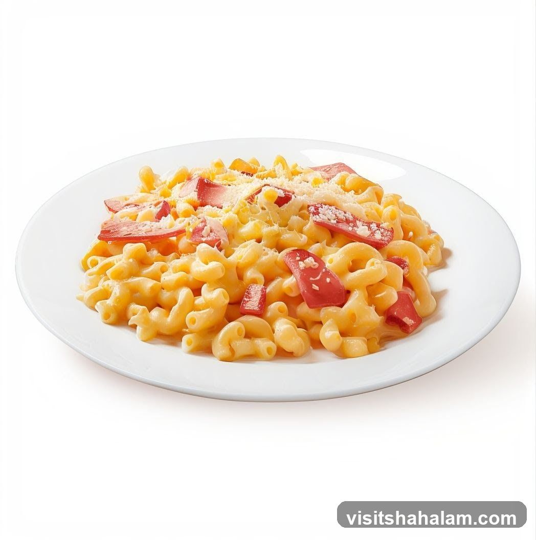 Macaroni and Cheese with Sausage