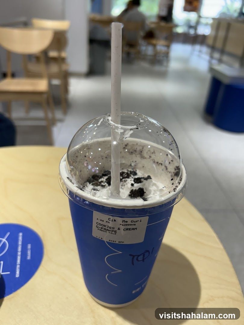 Cookies and Cream Frappe