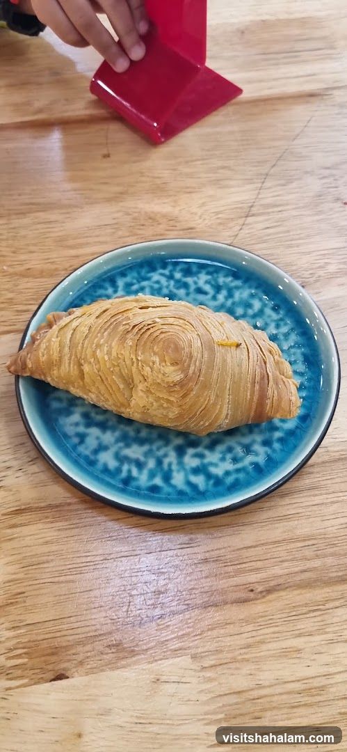 Curry Puff on Plate