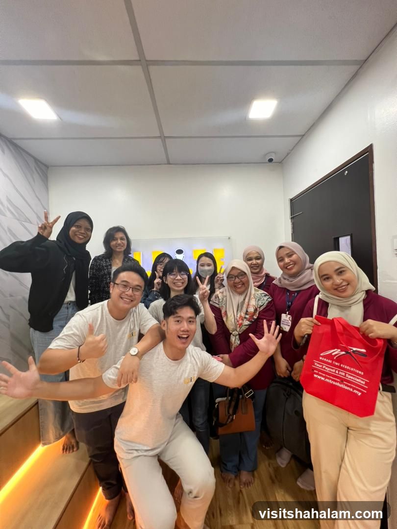 Group of people posing for a photo