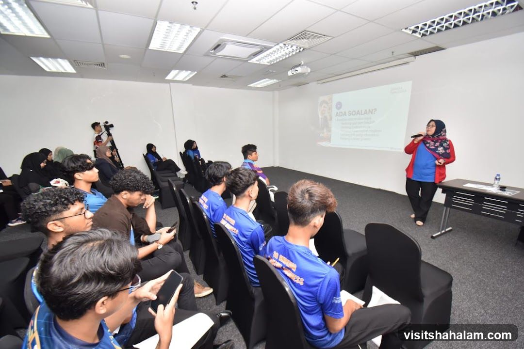 Presentation in a classroom