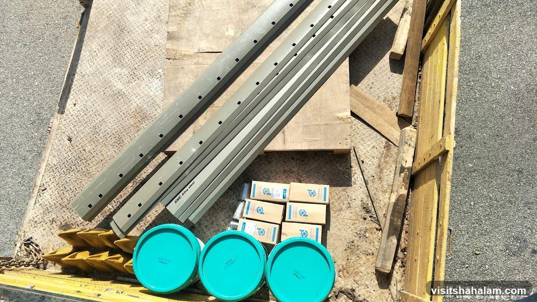 Industrial Parts on a Trailer