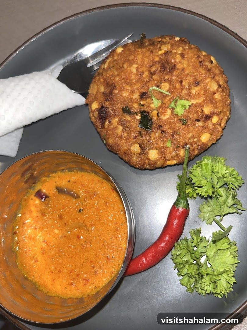 Vada with Chutney