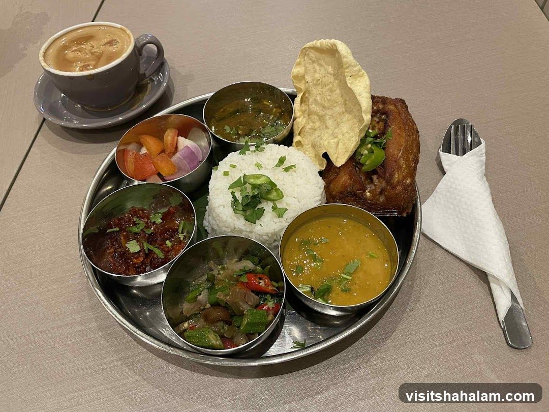Indian Thali Meal
