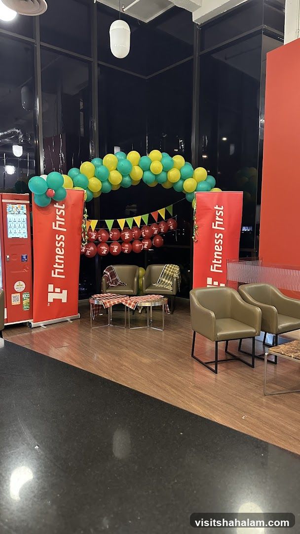 Fitness First Entrance Decoration