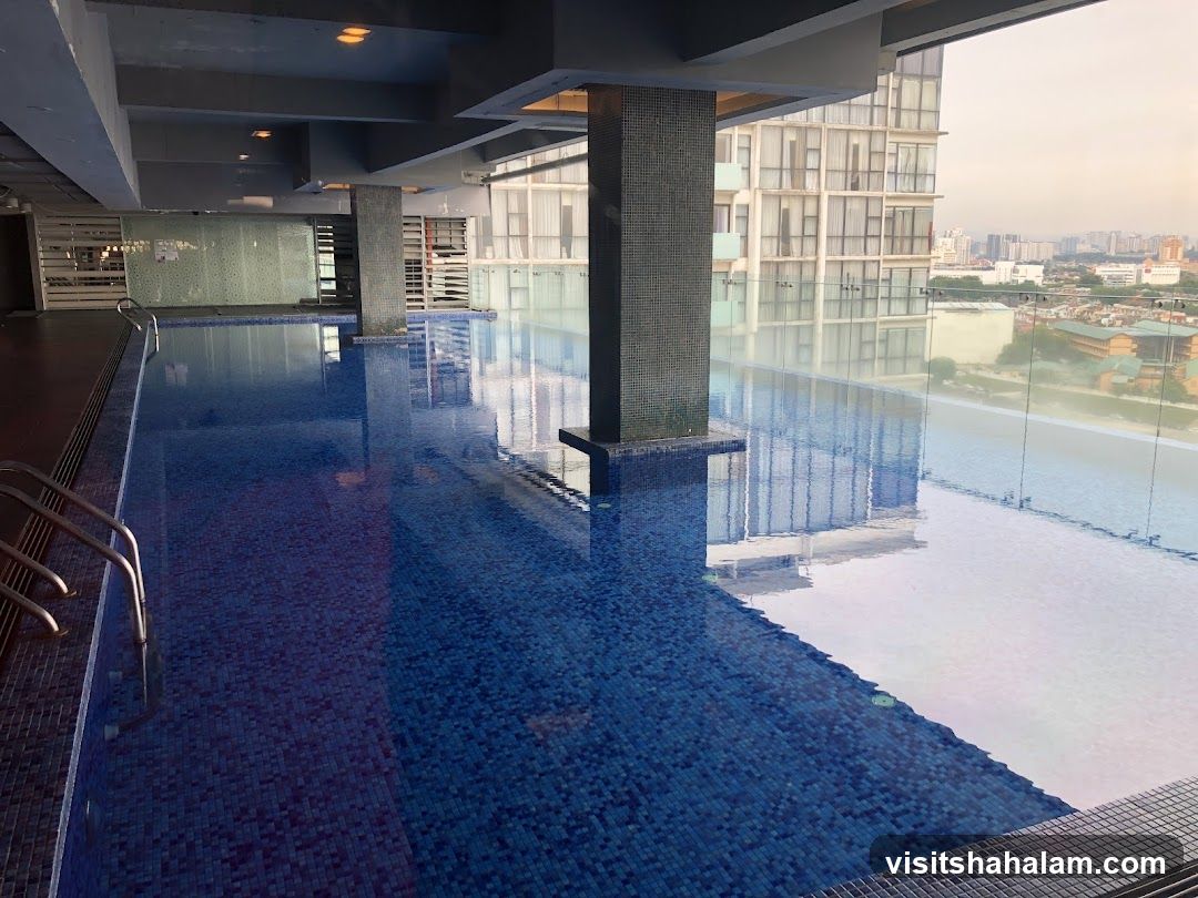 Swimming Pool with City View