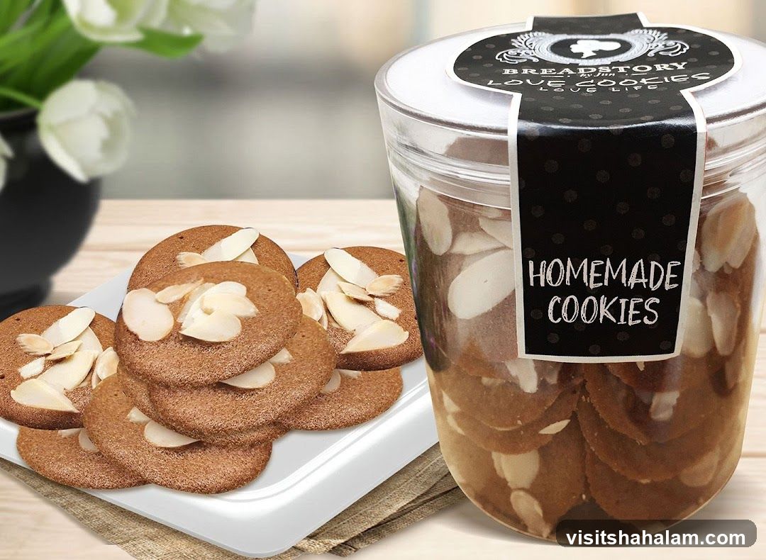 Almond Cookies in a Jar