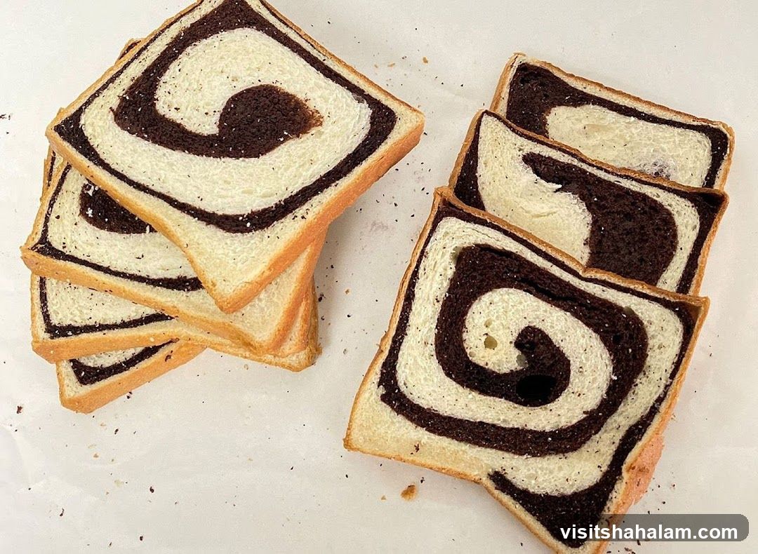 Swirl Bread Slices