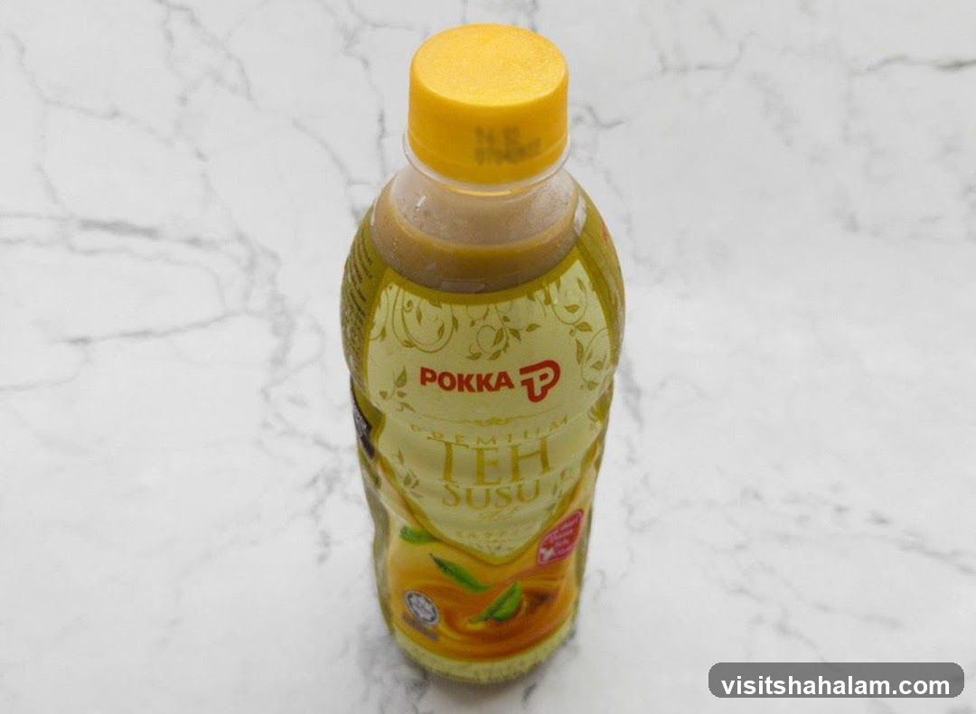 Pokka Teh Susu Bottle