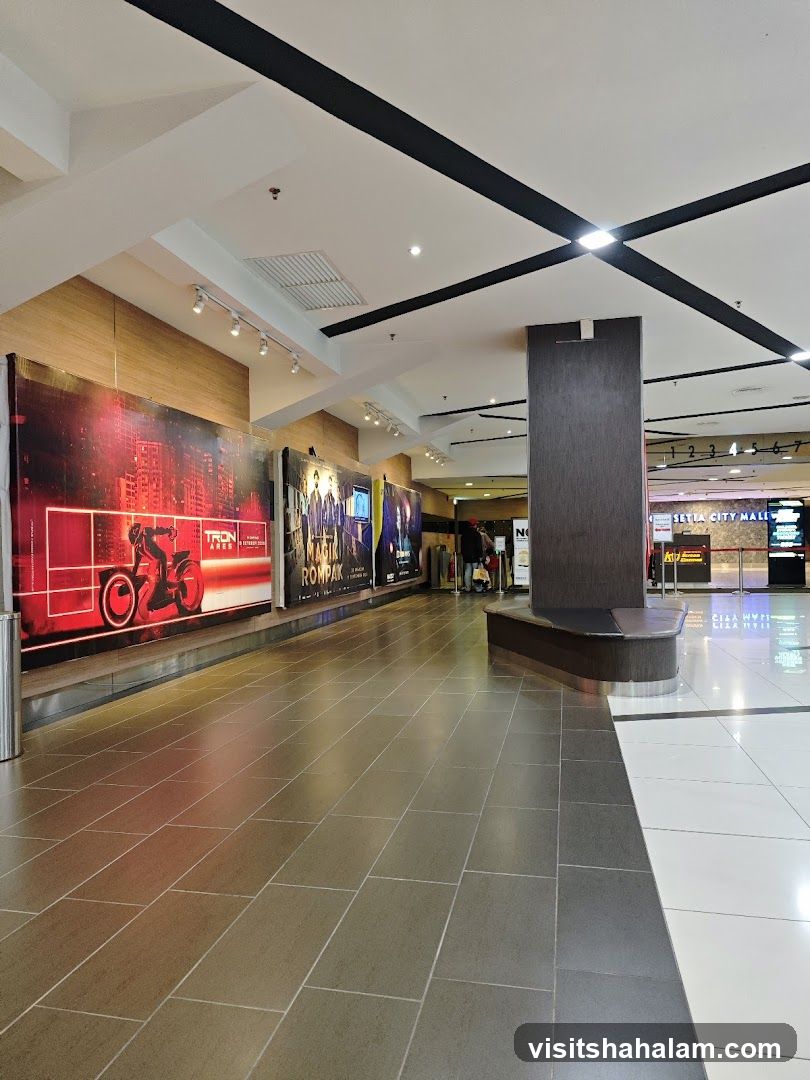 Cinema Lobby with Movie Posters