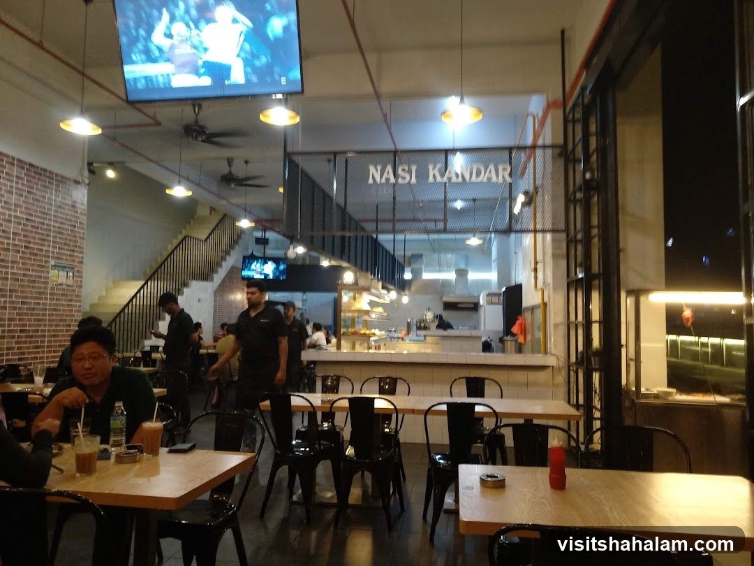Restaurant Interior with Nasi Kandar Signage