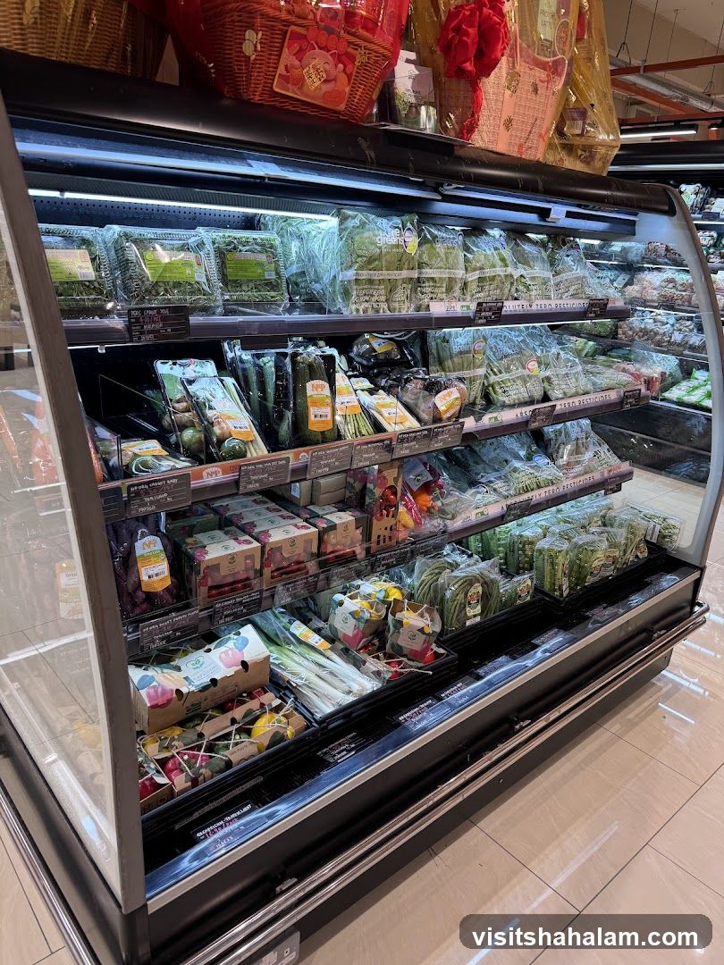 Refrigerated Produce Display