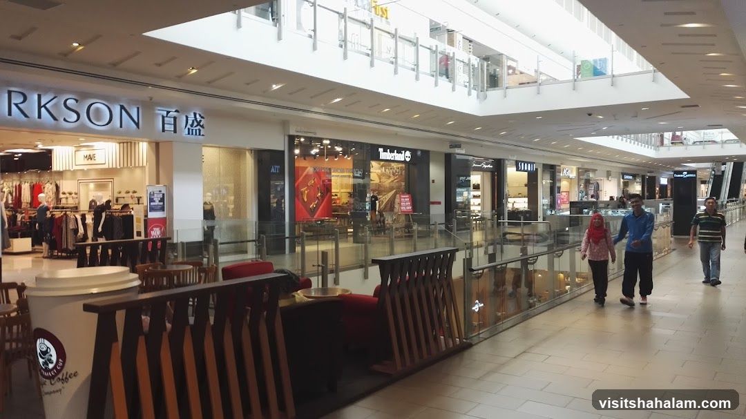 Mall Interior with Shops