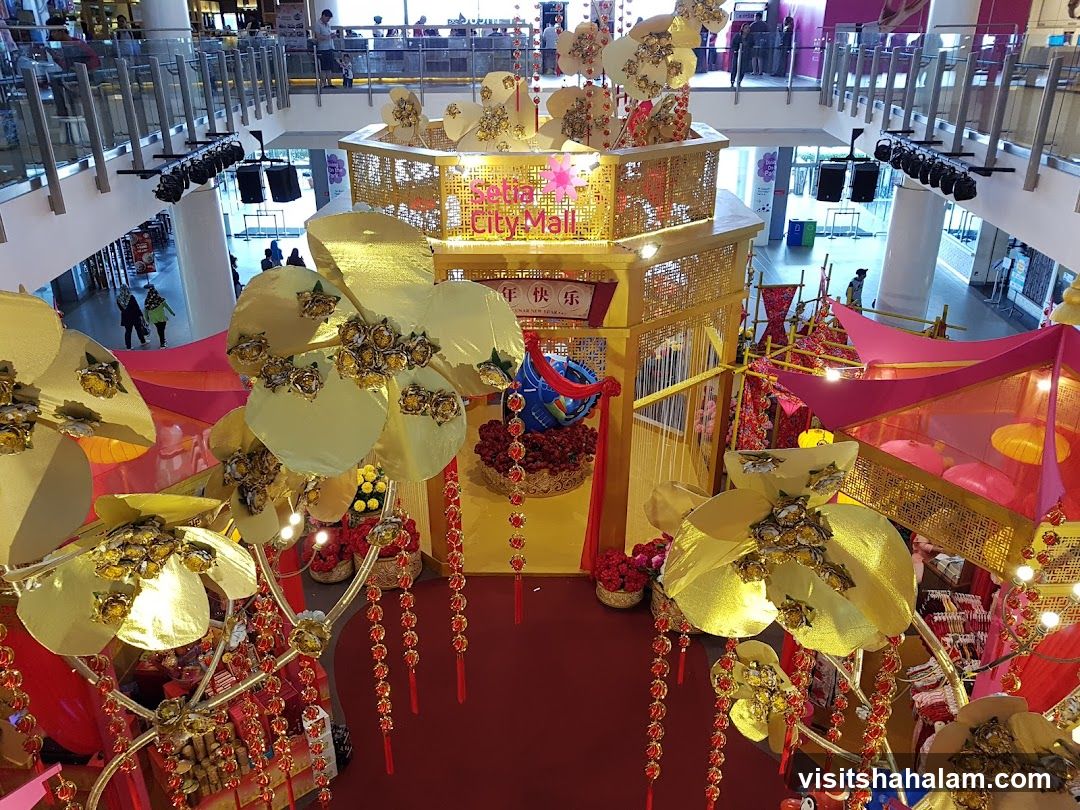 Chinese New Year Decorations in a Mall