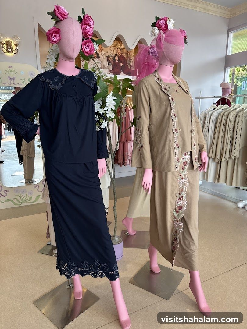 Mannequins in a clothing store