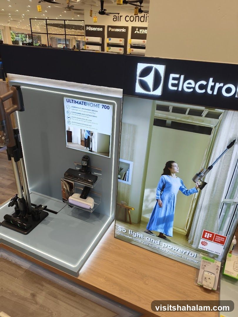 Electrolux Vacuum Cleaner Display