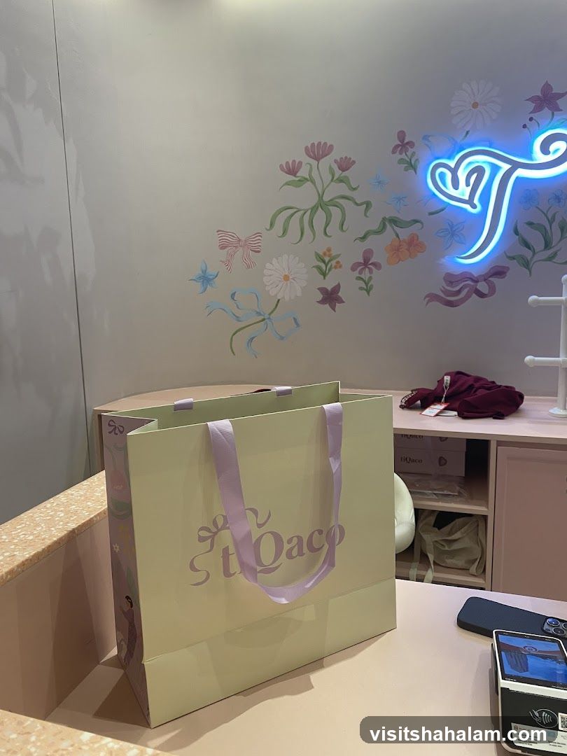 Shopping Bag and Store Interior