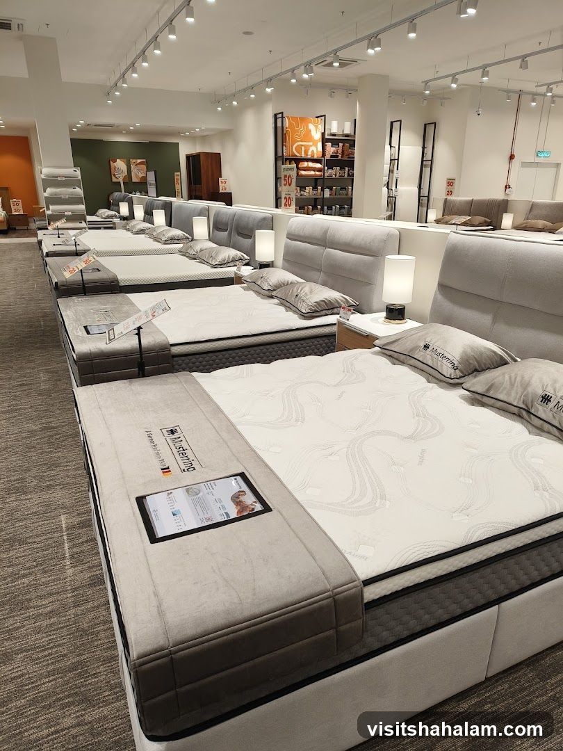 Mattress Store Interior