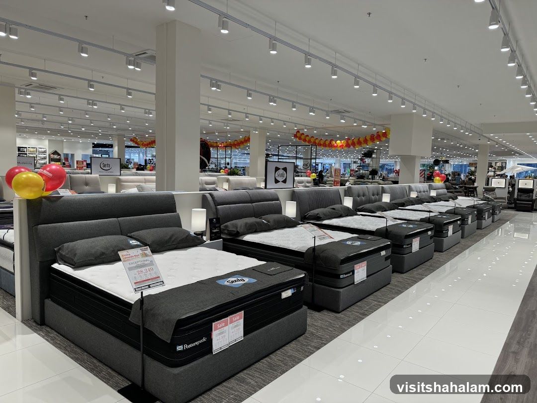 Mattress Store Interior